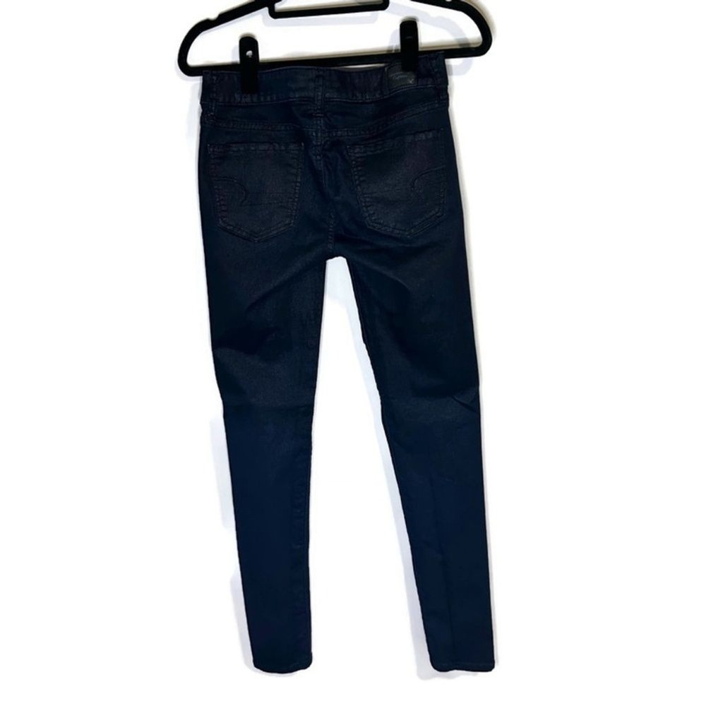 American Eagle Womens Black Stretch Jegging Size 4 Regular - Picture 5 of 7